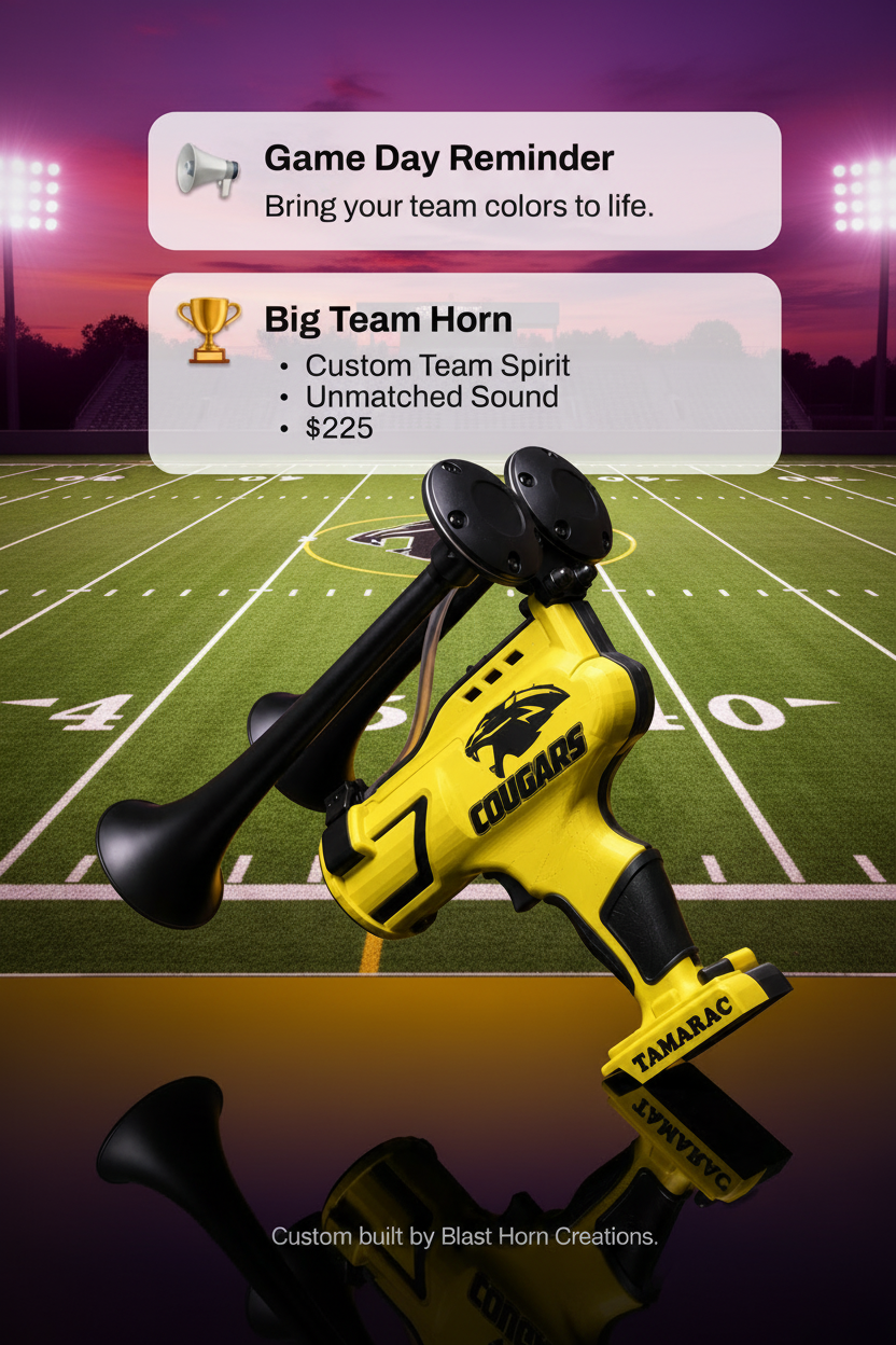 Tamarac Cougars Custom Drill Horn